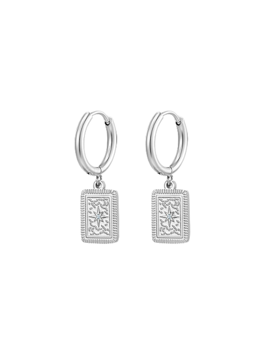 Alesi Creative Scarlet Silver Earrings | The Ivy Plant Studio