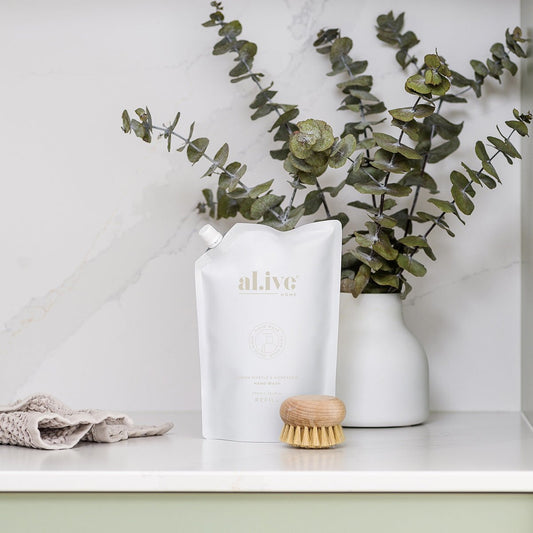Alive Body  900ML HAND WASH REFILL - LEMON MYRTLE & HONEYDEW | The Ivy Plant Studio 