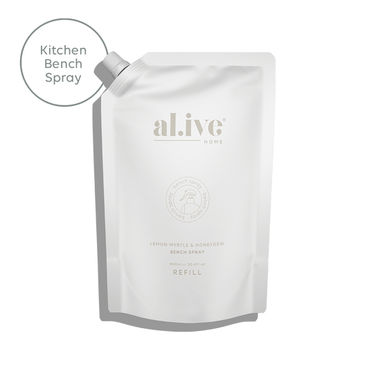 Alive Body 900ml Bench Spray Refill - Lemon Myrtle & Honeydew | The Ivy Plant Studio