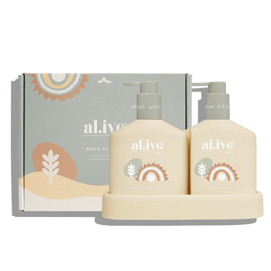 Alive Body Gentle Pear Duo, Baby Bath, The Ivy Plant Studio, Baby Lotion