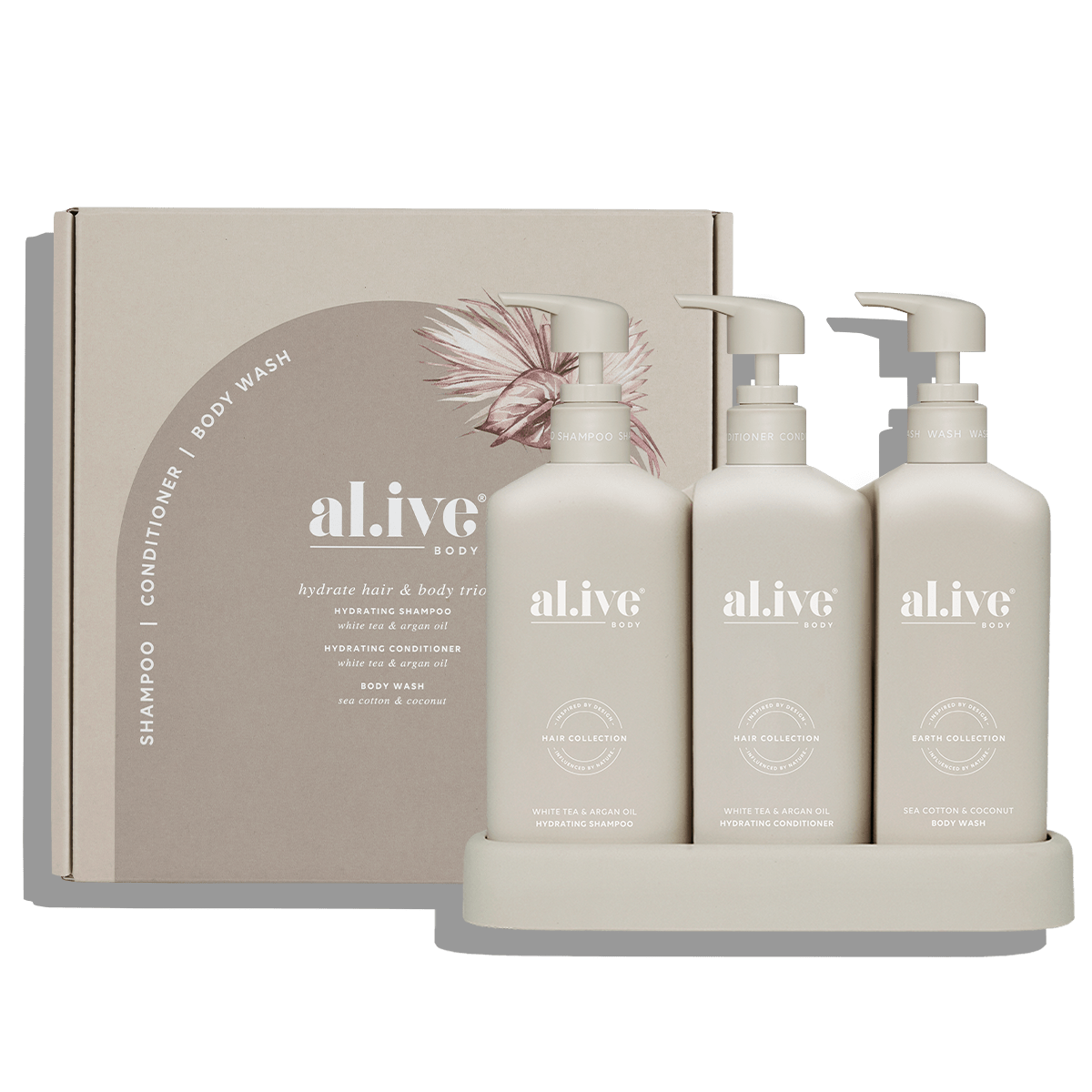 Alive Body Hair & Body Trio - Hydrate | The Ivy Plant Studio