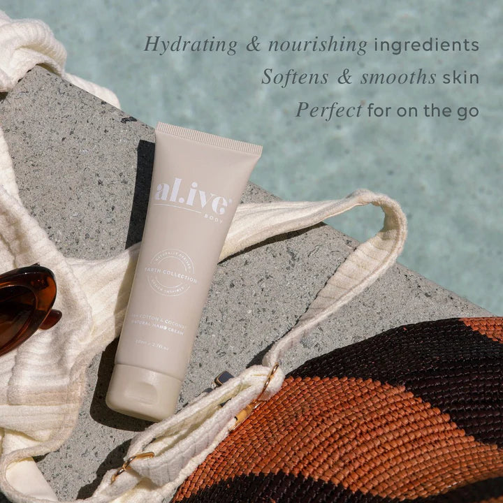Alive Body Hand Cream - Sea Cotton & Coconut | The Ivy Plant Studio
