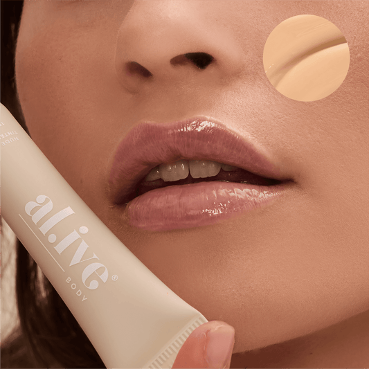 Alive Body L Tinted Lip Butter - Nude Coconut | The Ivy Plant Studio 