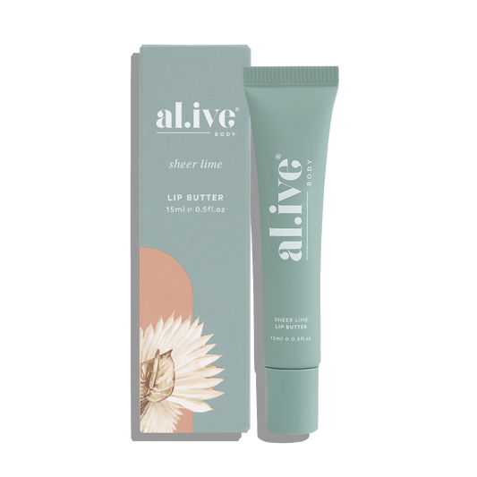 Alive Body Lip Butter - Sheer Lime | The Ivy Plant Studio 