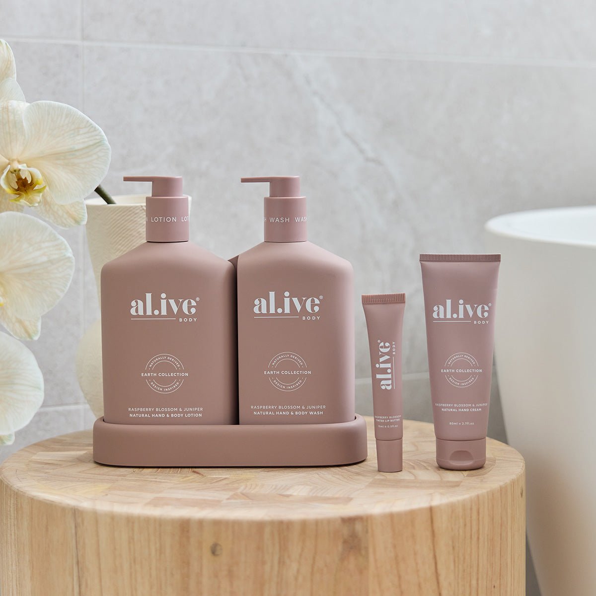Alive Body Tinted Lip Butter - Raspberry Blossom | The Ivy Plant Studio 