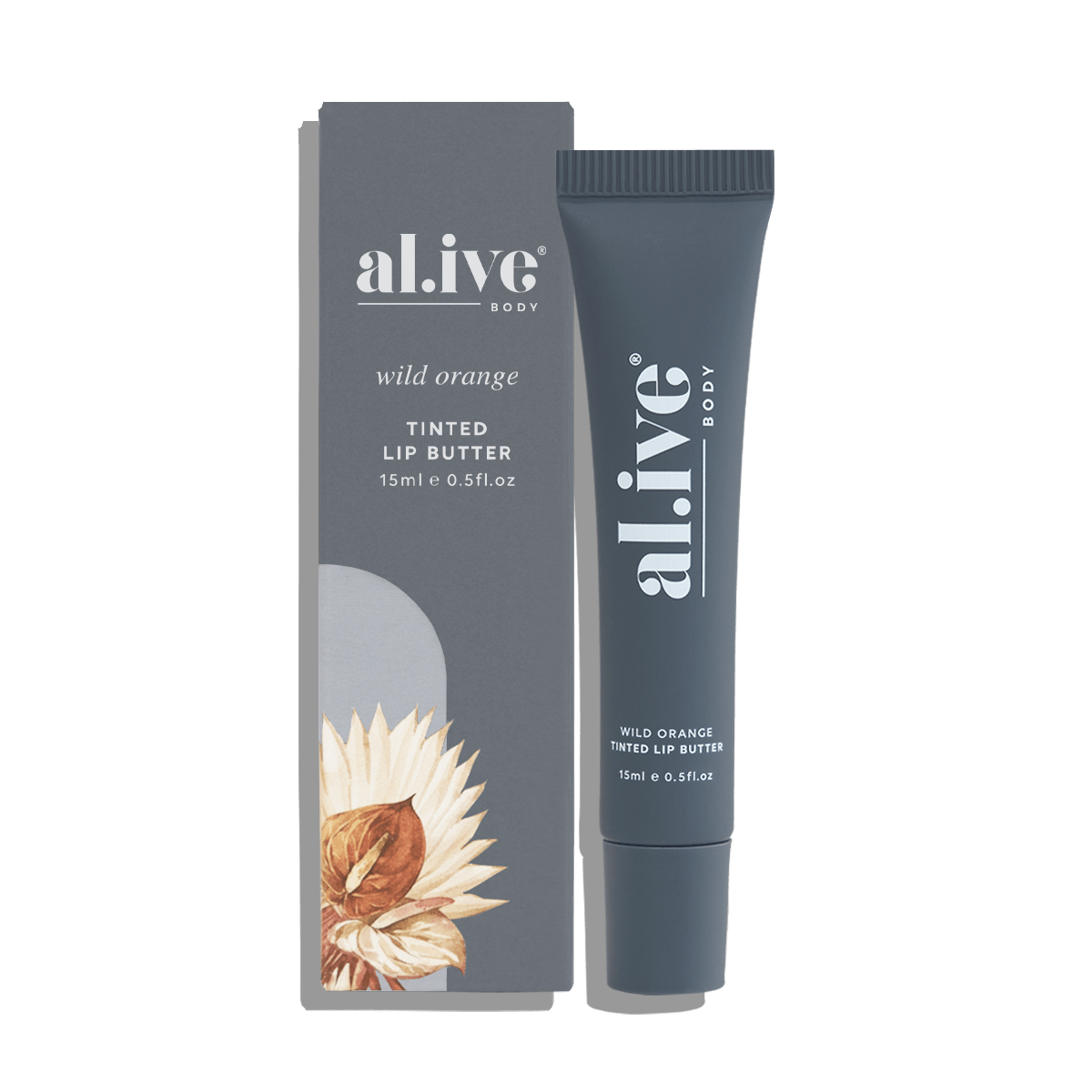 Alive Body Tinted Lip Butter - Wild Orange | The Ivy Plant Studio 