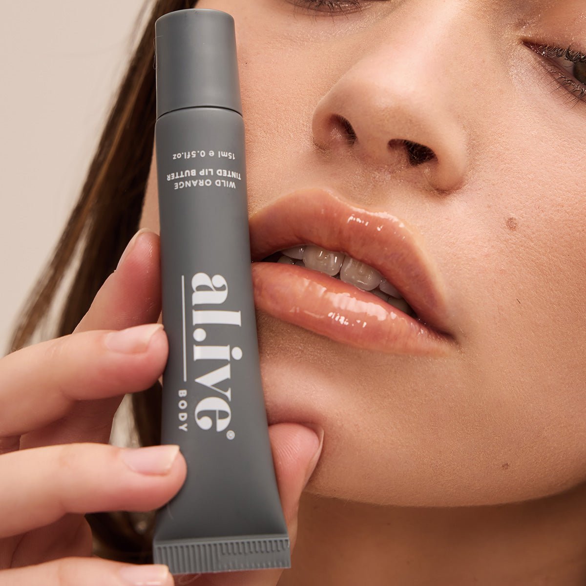 Alive Body Tinted Lip Butter - Wild Orange | The Ivy Plant Studio 