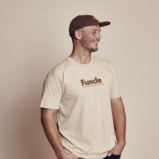 BANABAE FUNCLE COTTON TEE - TAN | THE IVY PLANT STUDIO 
