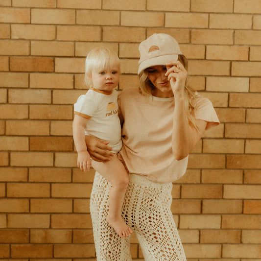 BANABAE RAD MAMA CORD CAP - MAUVE | THE IVY PLANT STUDIO 