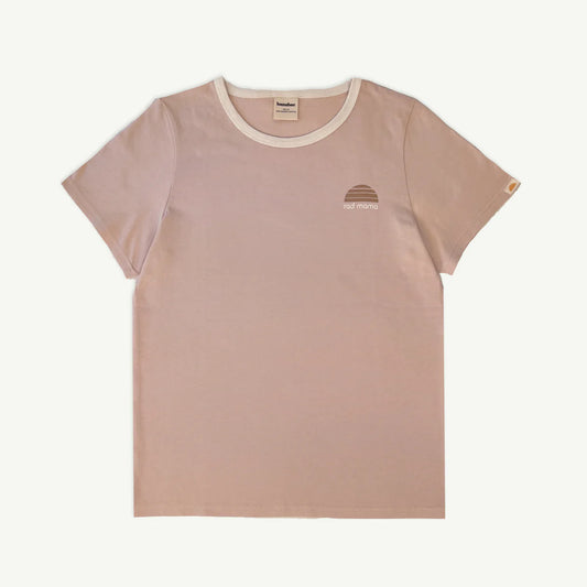 BANABAE RAD MAMA MAUVE RINGER TEE | THE IVY PLANT STUDIO