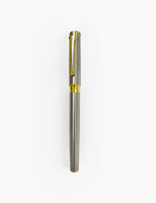 Bespoke Letterpress SILVER EXECUTIVE GEL INK PEN (BOXED) | The Ivy Plant Studio 