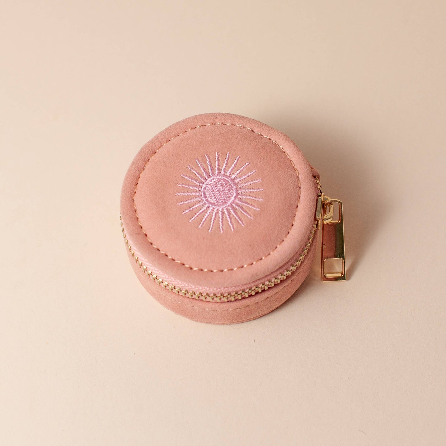 Cai & Jo Mini Travel Jewellery Case in Rose | The Ivy Plant Studio 