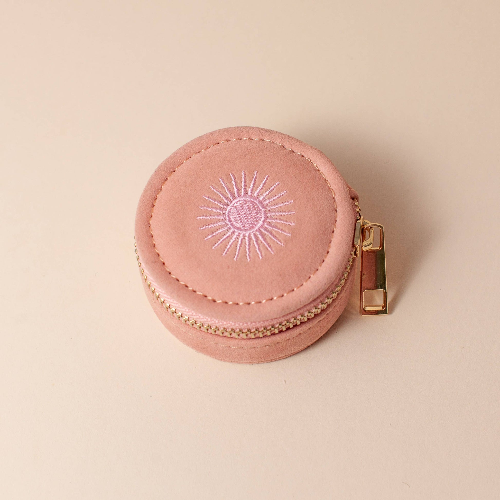 Cai & Jo Mini Travel Jewellery Case in Rose | The Ivy Plant Studio 