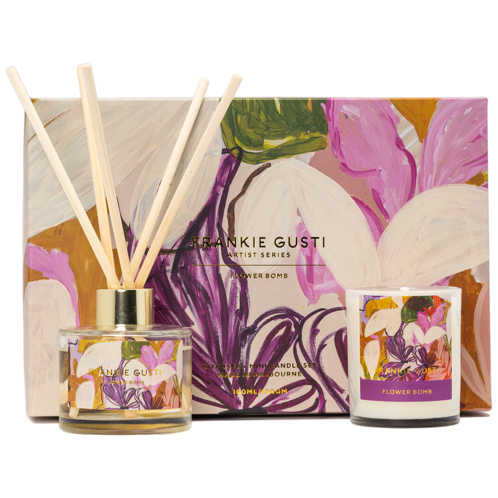 FRANKIE GUSTI ARTIST SERIES DUO- FLOWER BOMB | THE IVY PLANT STUDIO 