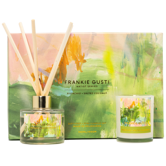 FRANKIE GUSTI ARTIST SERIES DUO- PISTACHIO + SALTED COCONUT | THE IVY PLANT STUDIO 
