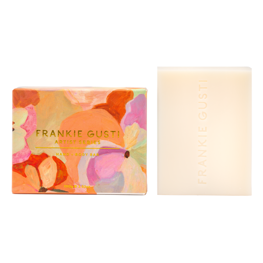 FRANKIE GUSTI SWEET PEACH + LYCHEE HAND + BODY BAR | JADE FISHER | THE IVY PLANT STUDIO 