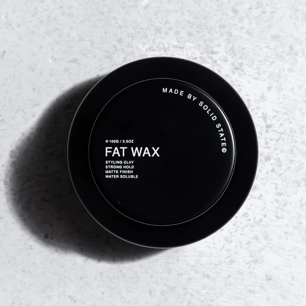 Solid State, Fat Wax, Hair Styling, Mens wax, mens styling clay, the ivy plant studio