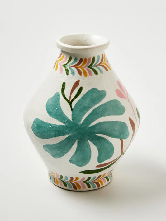 Folksy Jug Squat Vase