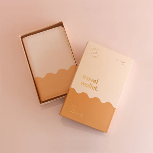 Fox & Fallow Carmel Ripple Travel Wallet | The Ivy Plant Studio 