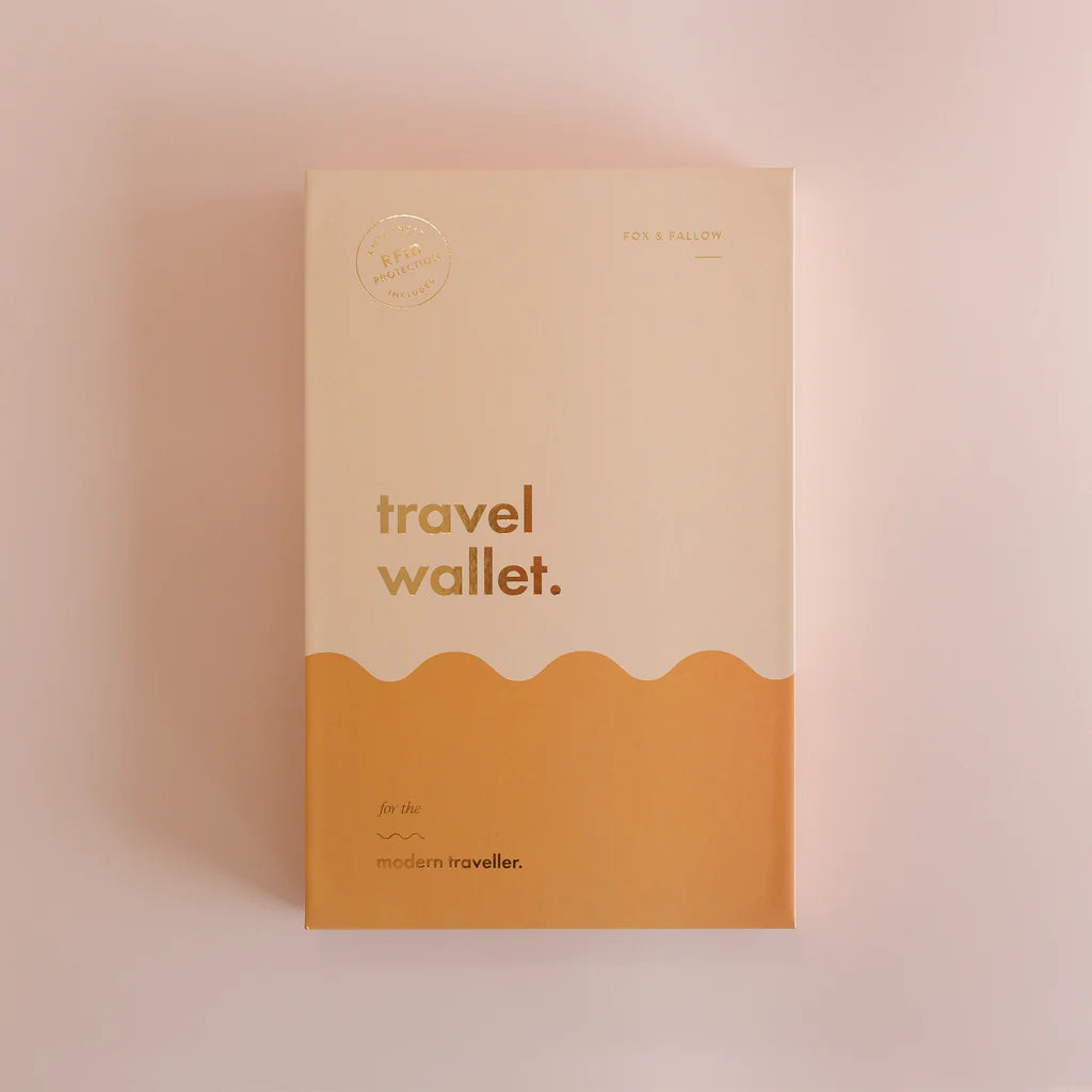 Fox & Fallow Carmel Ripple Travel Wallet | The Ivy Plant Studio 