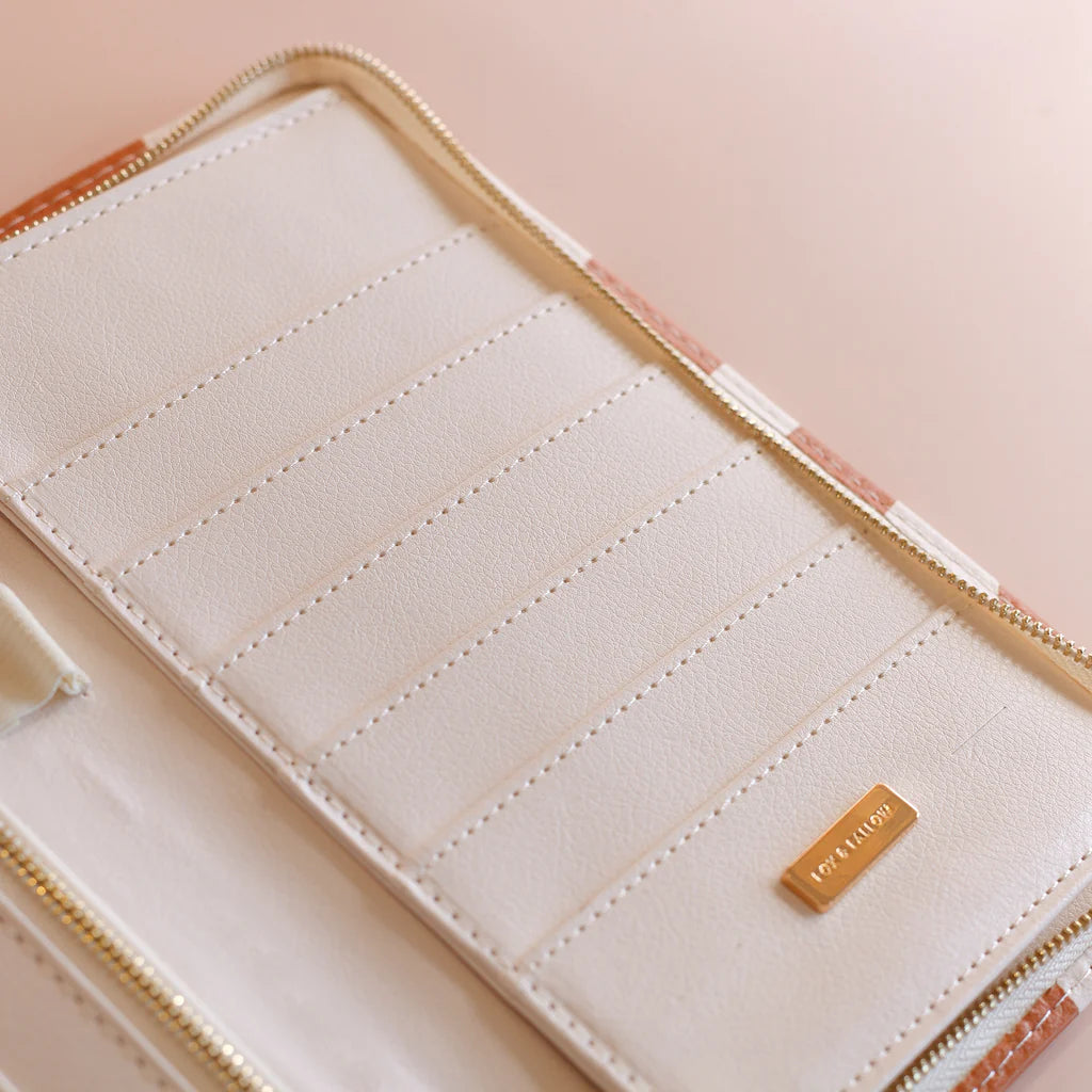 Fox & Fallow Rust Swirl Travel Wallet | The Ivy Plant Studio