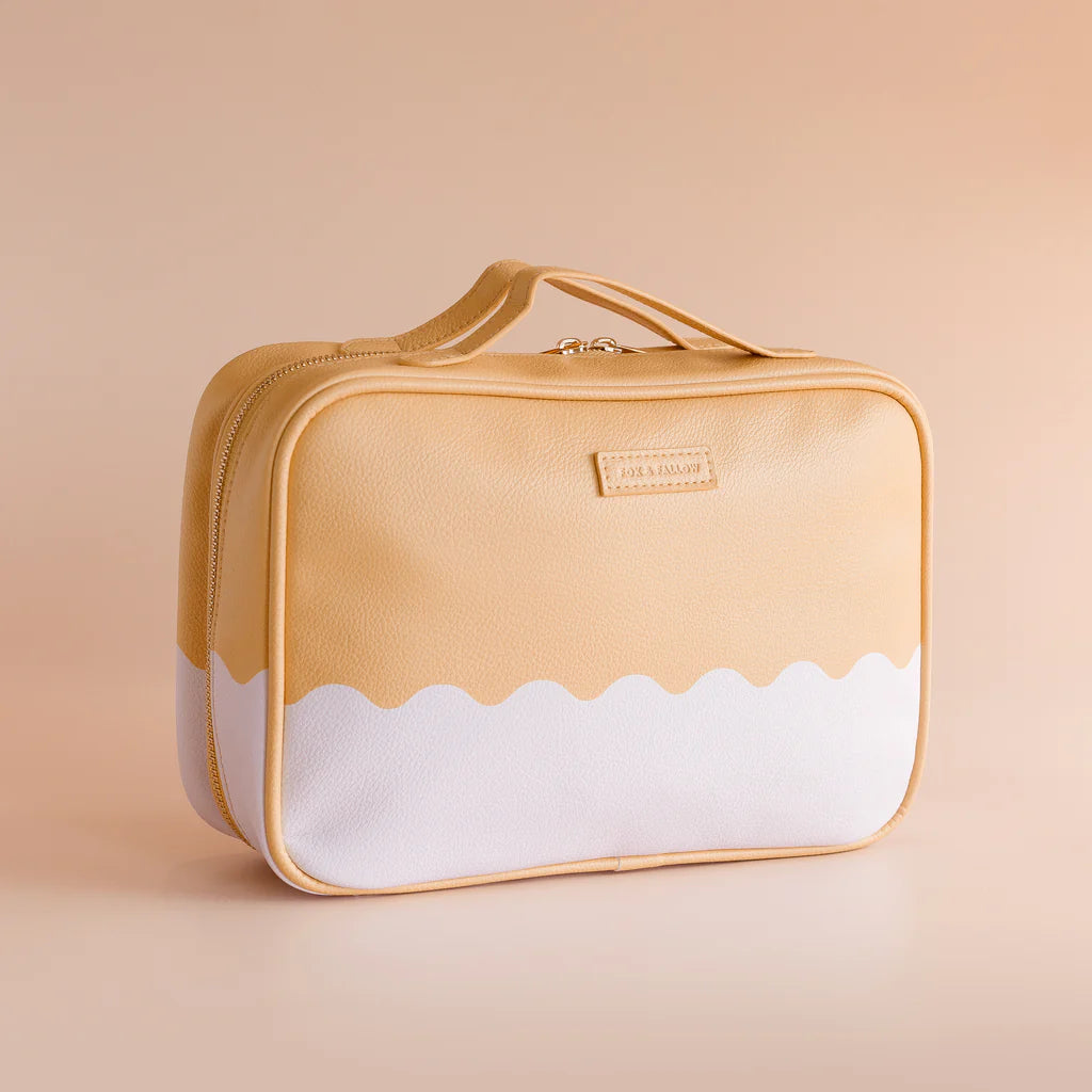 Fox & Fallow's Lilac Ripple Cosmetic Bag | The Ivy Plant Studio