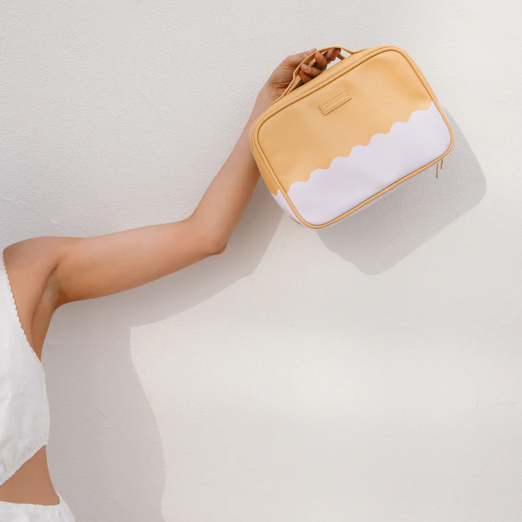 Fox & Fallow's Lilac Ripple Cosmetic Bag | The Ivy Plant Studio