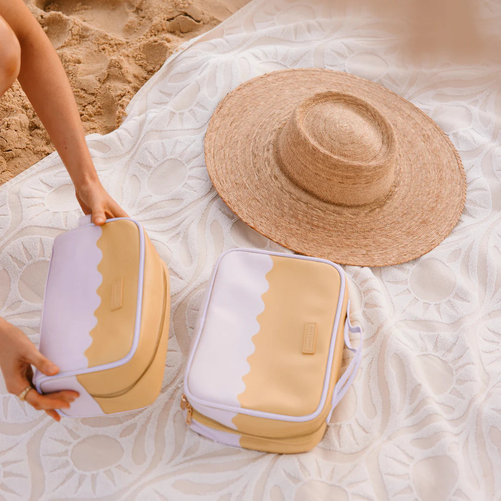 Fox & Fallow's Lilac Ripple Cosmetic Bag | The Ivy Plant Studio