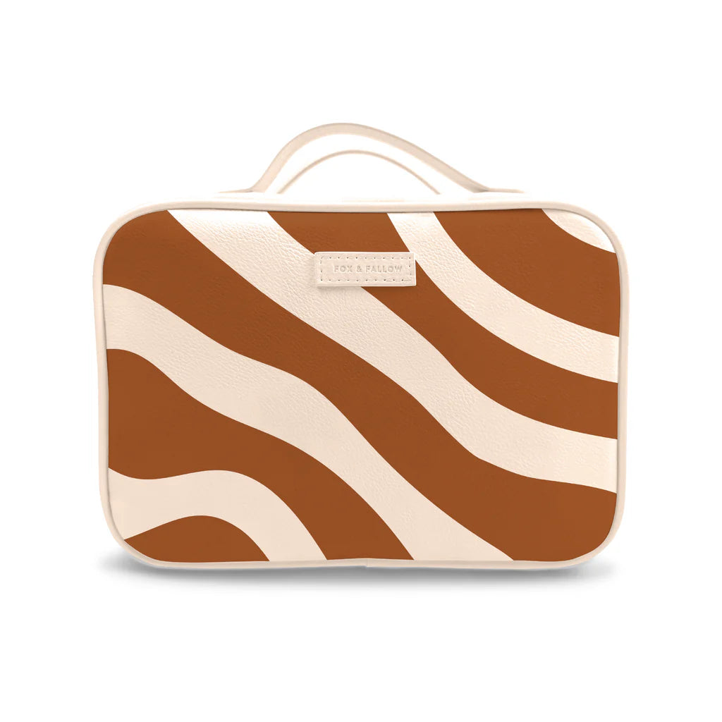 Fox & Fallow's Rust Swirl Cosmetic Bag  | The Ivy Plant Studio