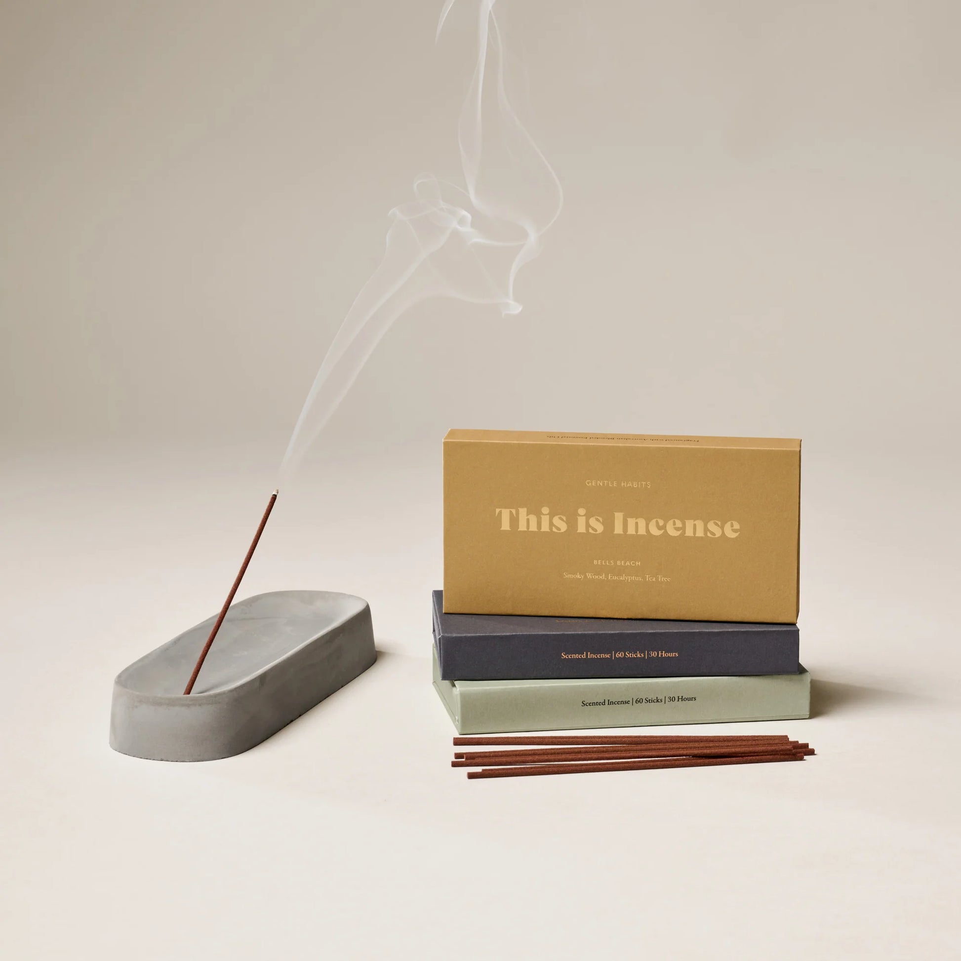 Gentle Habits This Is Incense - Bells Beach  | The Ivy Plant Studio 