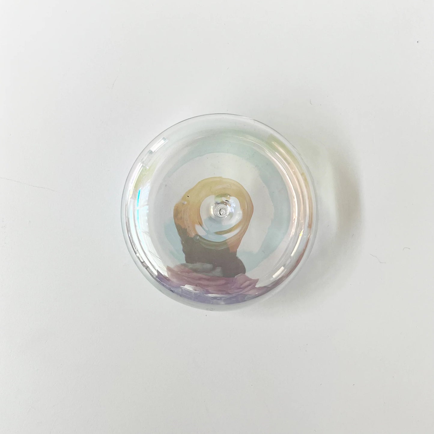 Gentle Habits Glass Vessel Incense Holder IRIDESCENT | The Ivy Plant Studio | This Is Incense