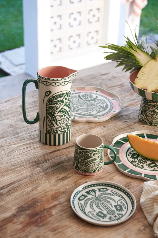 JONES & CO DEL SOL JUG GREEN | THE IVY PLANT STUDIO 