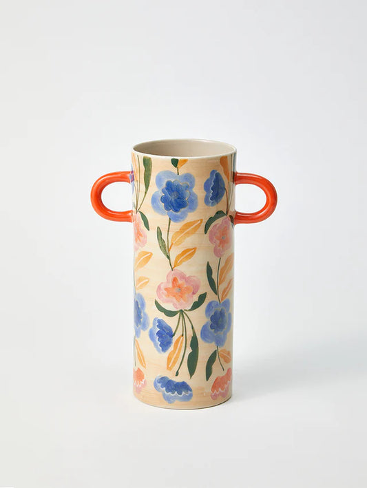 JONES & CO GRIFFE MULTI FLORAL TALL VASE | THE IVY PLANT STUDIO 