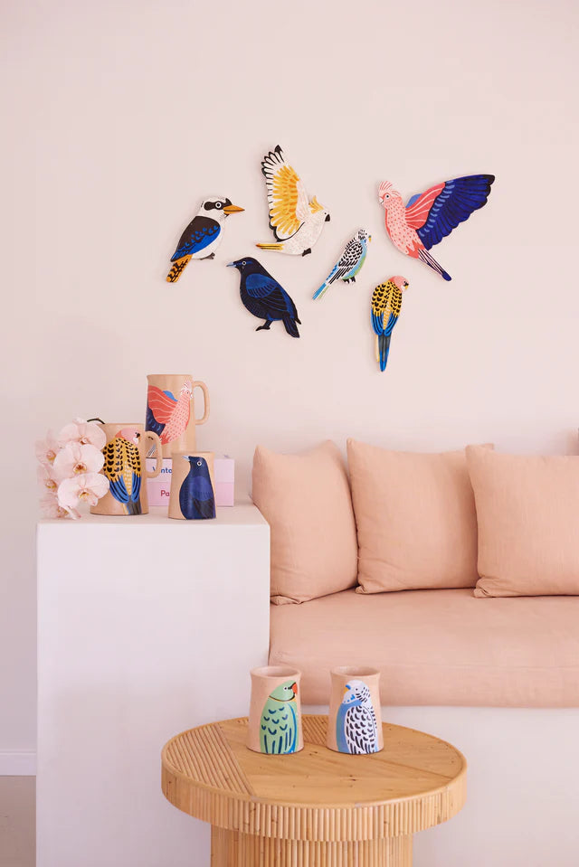 Jones & Co AERIAL COCKATOO WALL ART | The Ivy Plant Studio 