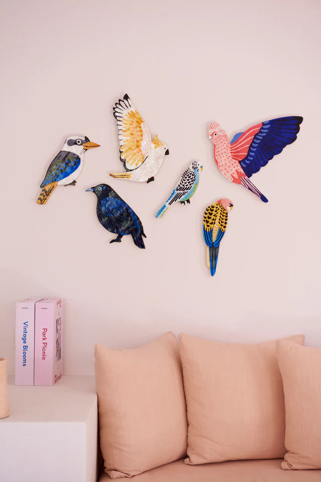 Jones & Co AERIAL LORIKEET WALL ART | The Ivy Plant Studio 