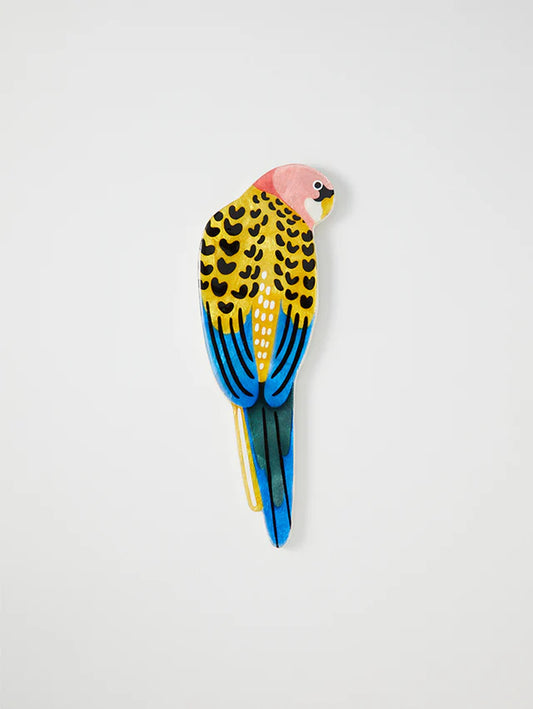 Jones & Co AERIAL YELLOW ROSELLA WALL ART | The Ivy Plant Studio 