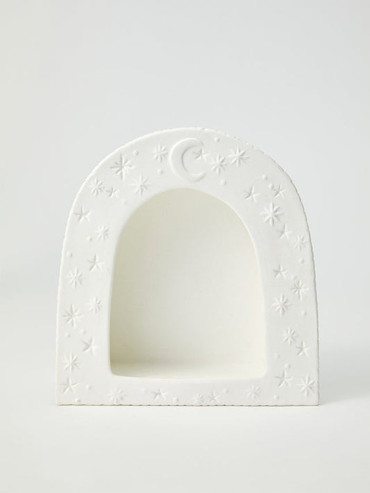Jones & Co LUNA WHITE WALL SHELF | The Ivy Plant Studio 