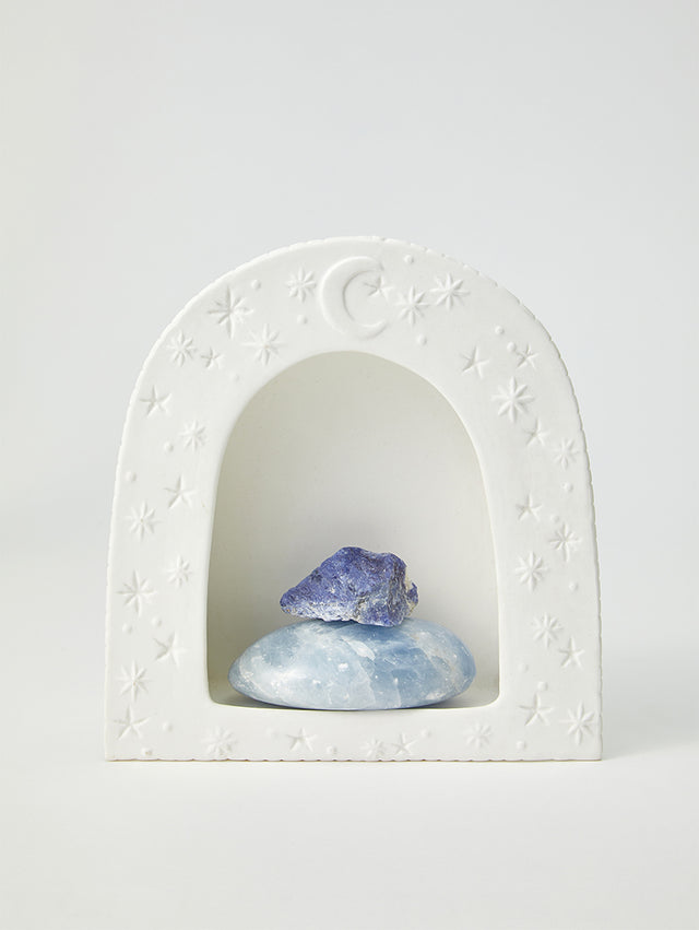 Jones & Co LUNA WHITE WALL SHELF | The Ivy Plant Studio 