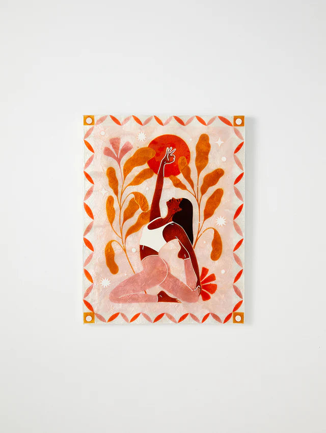 Jones & Co SUN MUDRA PINK WALL ART | The Ivy Plant Studio 
