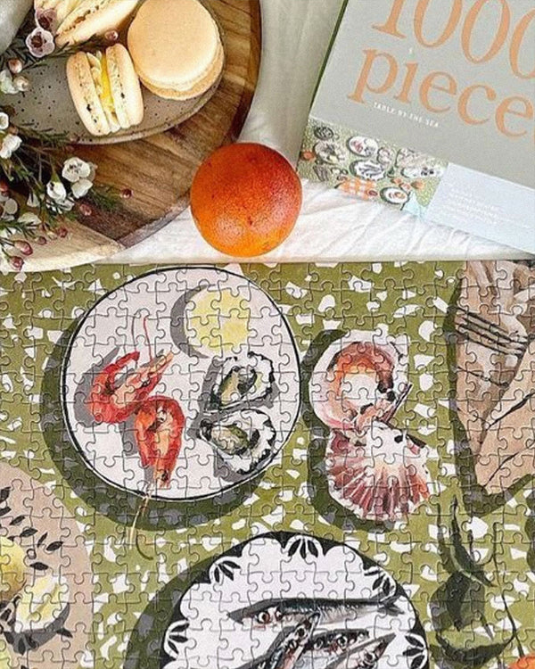 Journey Of Something - TABLE BY THE SEA 1000 PIECE PUZZLE | The Ivy Plant Studio