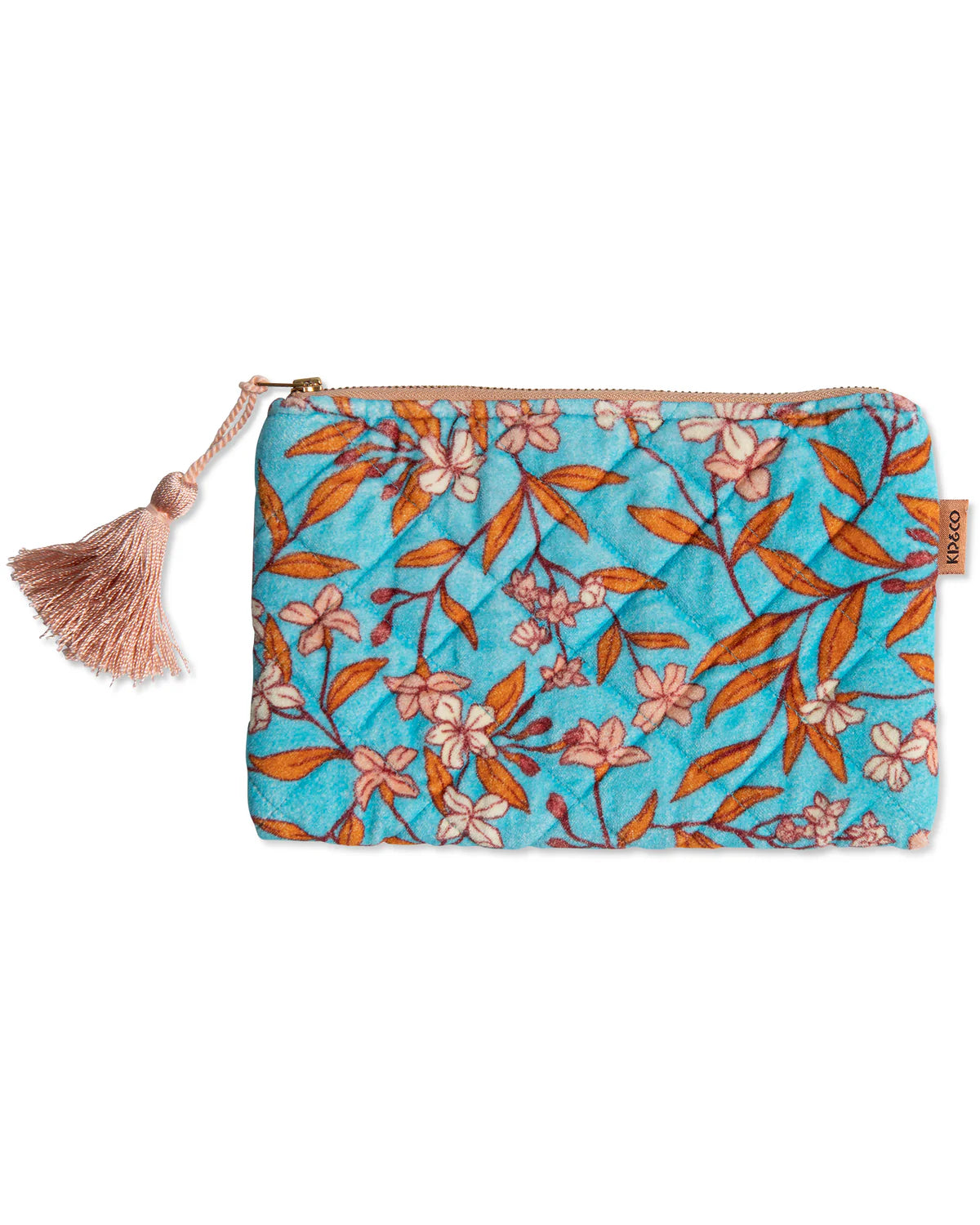 KIP & CO CANOPY VELVET COSMETICS PURSE | THE IVY PLANT STUDIO 