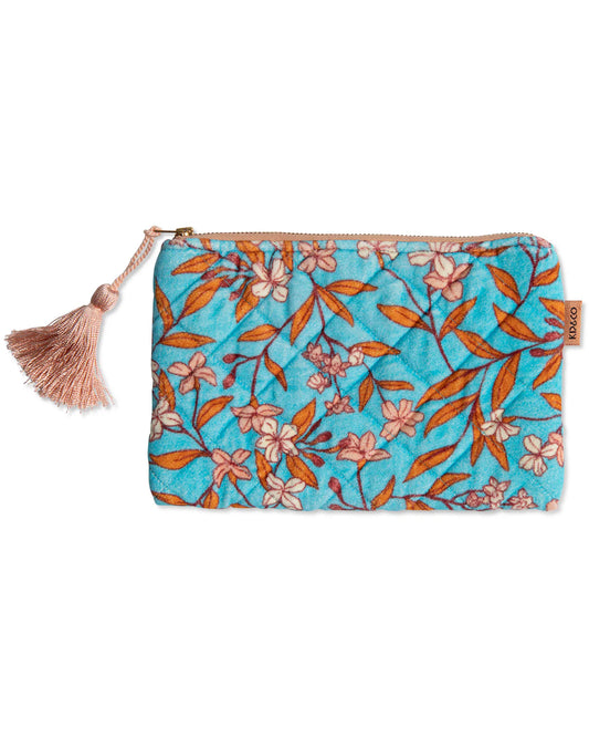 KIP & CO CANOPY VELVET COSMETICS PURSE | THE IVY PLANT STUDIO 