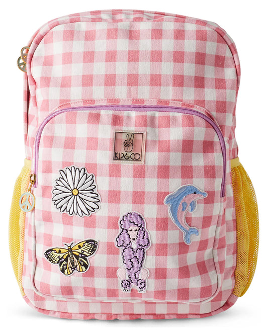 KIP & CO FUNTIMES GINGHAM BACKPACK | The Ivy Plant Studio