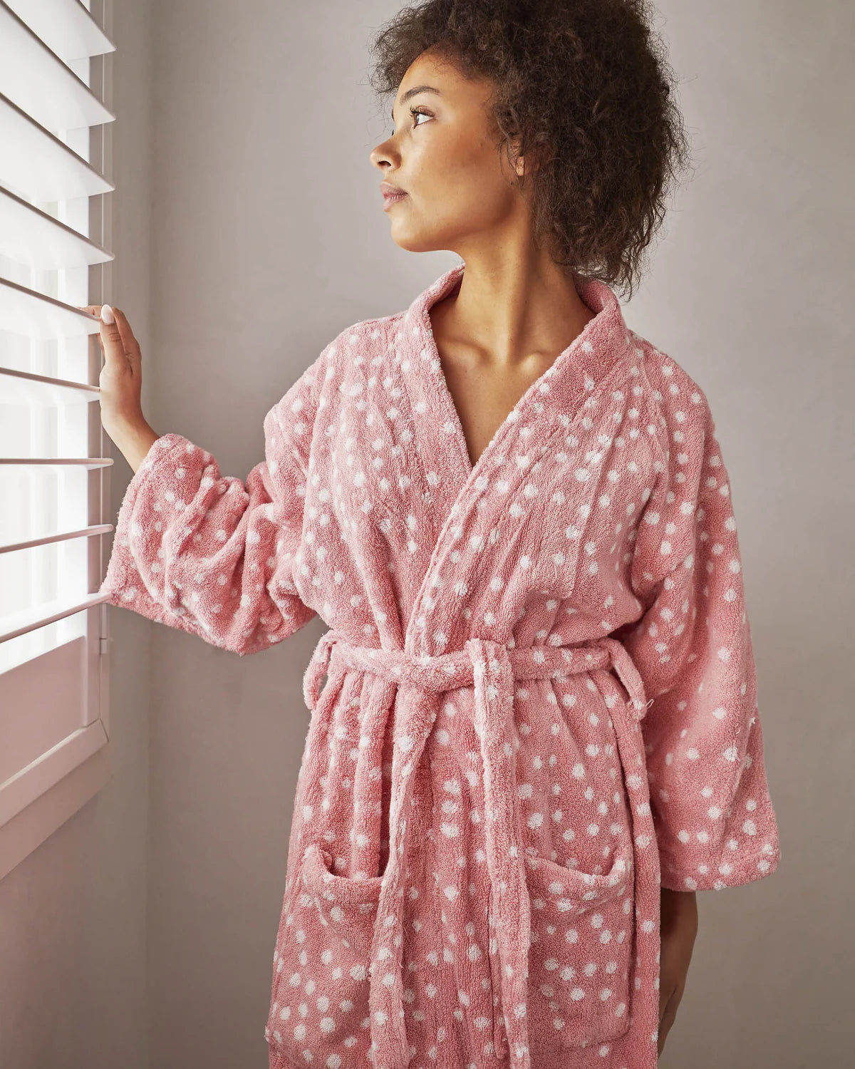 KIP & CO STRAWBERRY LAMINGTON PRINTED TERRY BATH ROBE | THE IVY PLANT STUDIO 