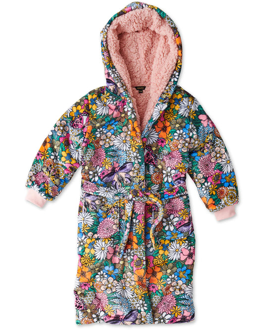 Kip & Co BLISS FLORAL KUDDLE KIDS ROBE | The Ivy Plant Studio