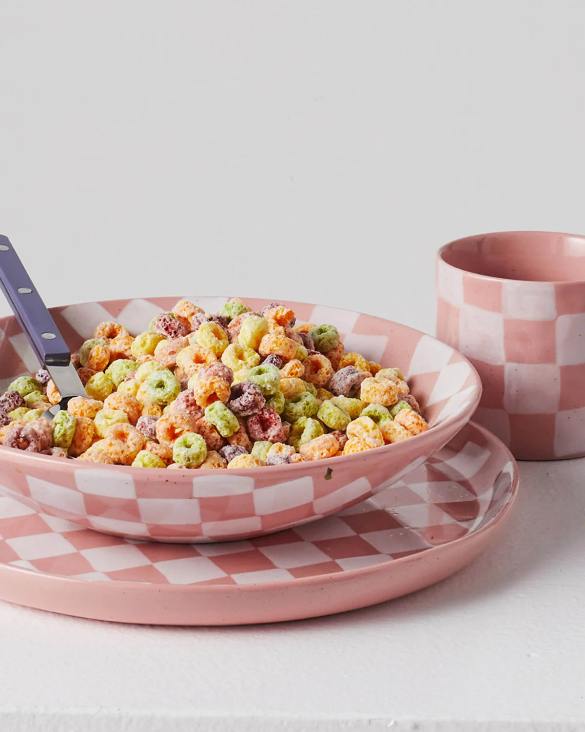 Kip & Co CHECKERED BOWL 2P SET | The Ivy Plant Studio