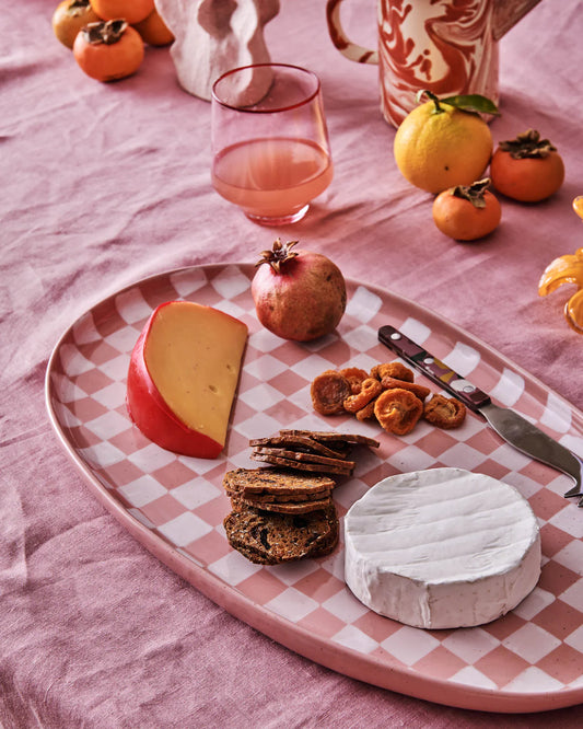 Kip & Co CHECKERED PLATTER | The Ivy Plant Studio 