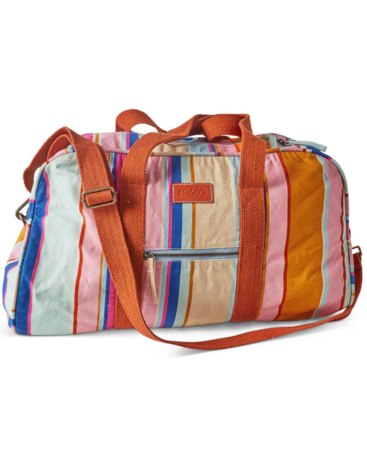 Kip & Co JAIPUR STRIPE DUFFLE BAG | The Ivy Plant Studio 