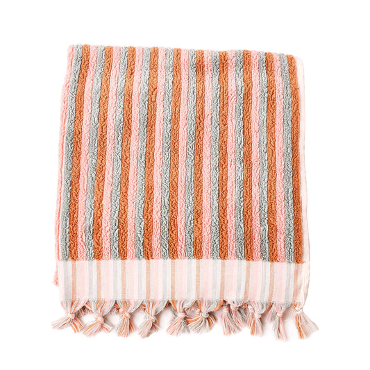 Kip & Co MORNING GLORY STRIPE TURKISH BATH TOWEL | The Ivy Plant Studio