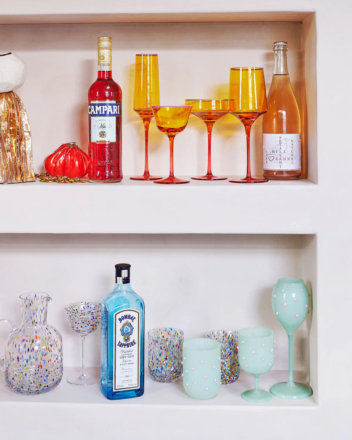 Kip & Co TROPICAL PUNCH CHAMPAGNE GLASS 2P SET | The Ivy Plant Studio